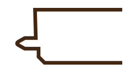 Drawing of the conical tongue profile