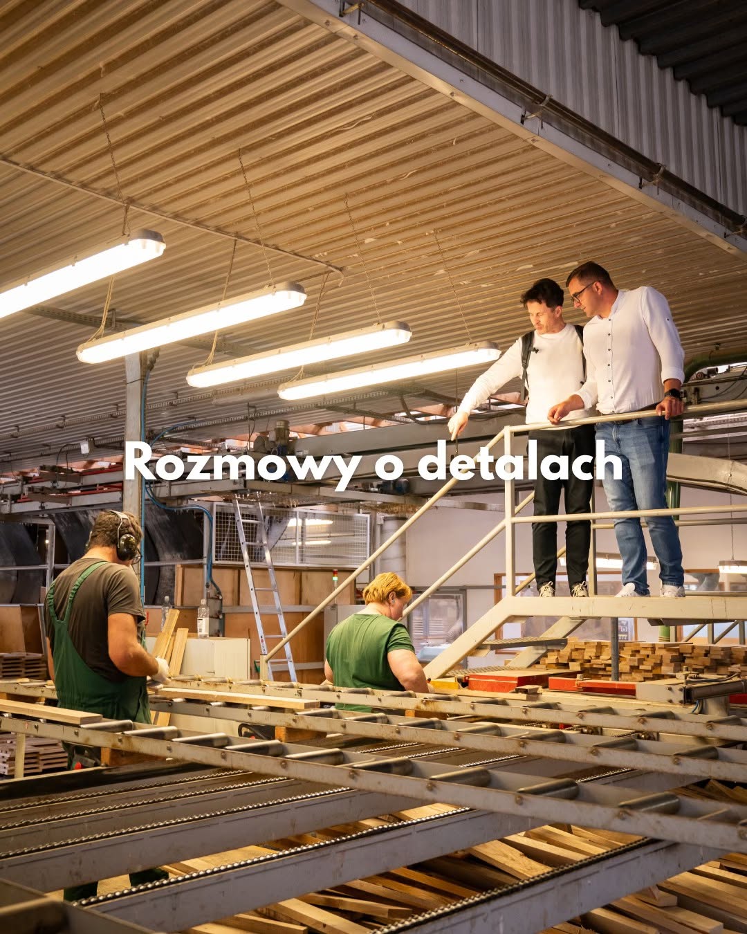 A discussion about the details of the floor production process